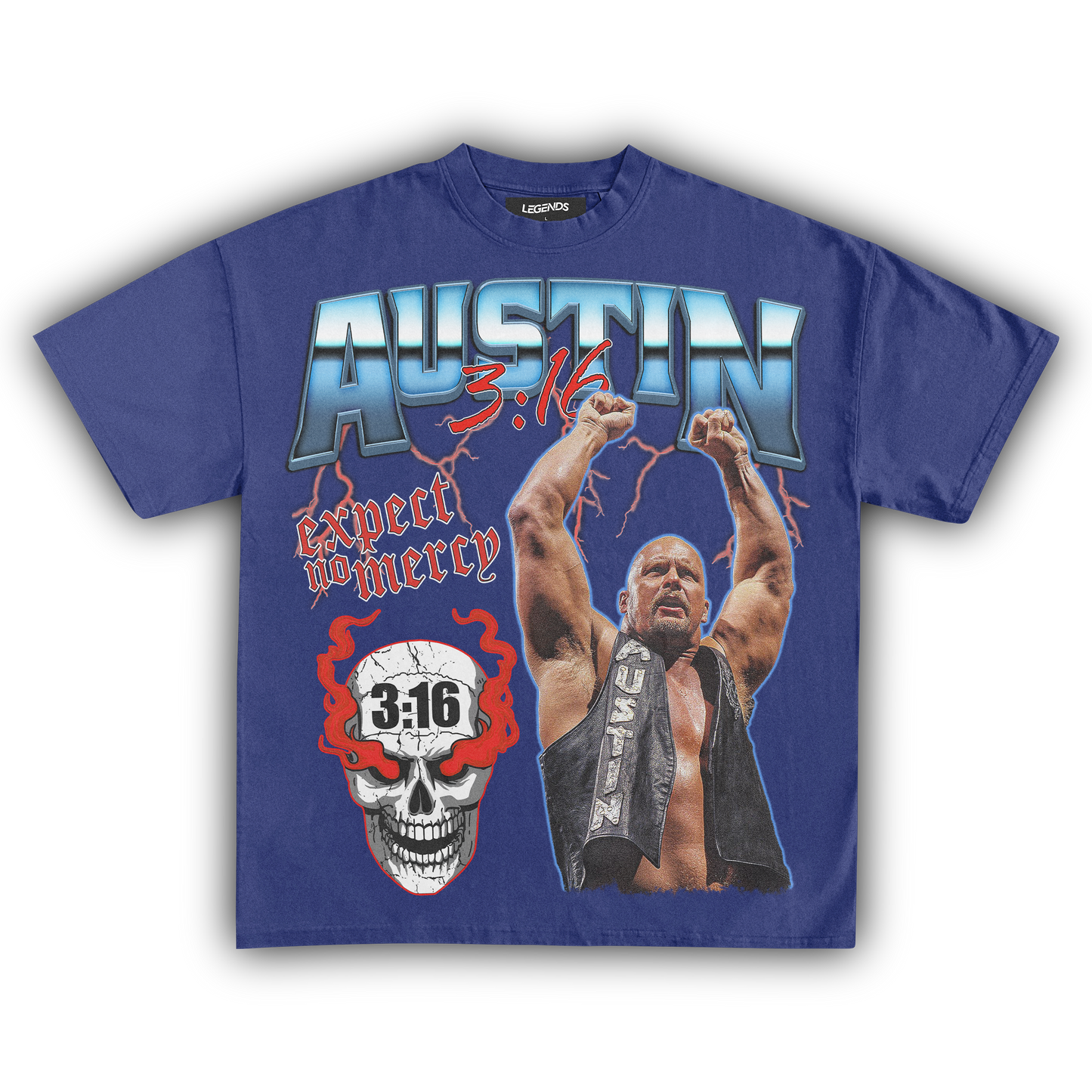 STONE COLD NO MERCY TEE