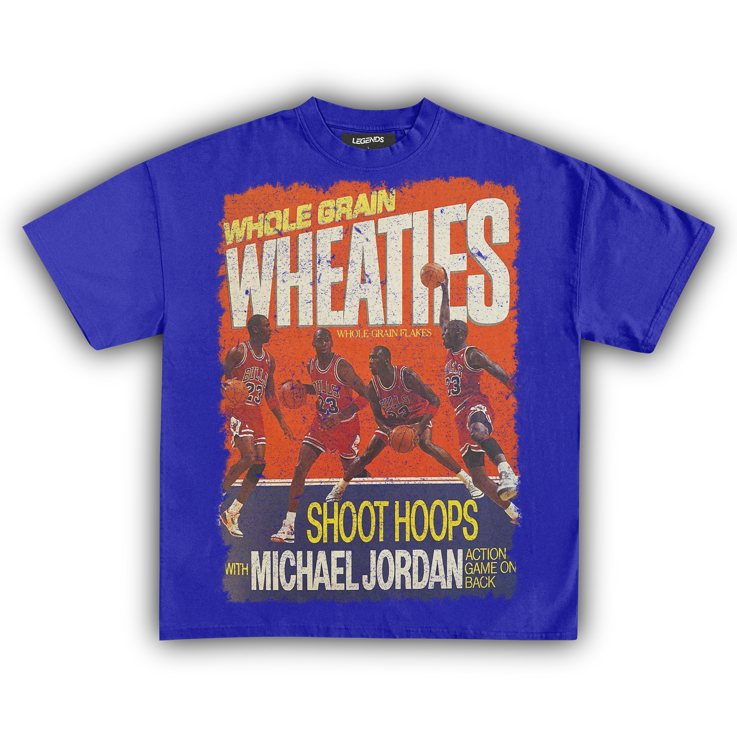 WHEATIES MICHAEL JORDAN SHOOT HOOPS 1990 VINTAGE TEE