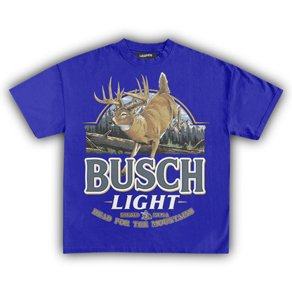 BUSCH LIGHT HEAD FOR THE MOUNTAINS TEE