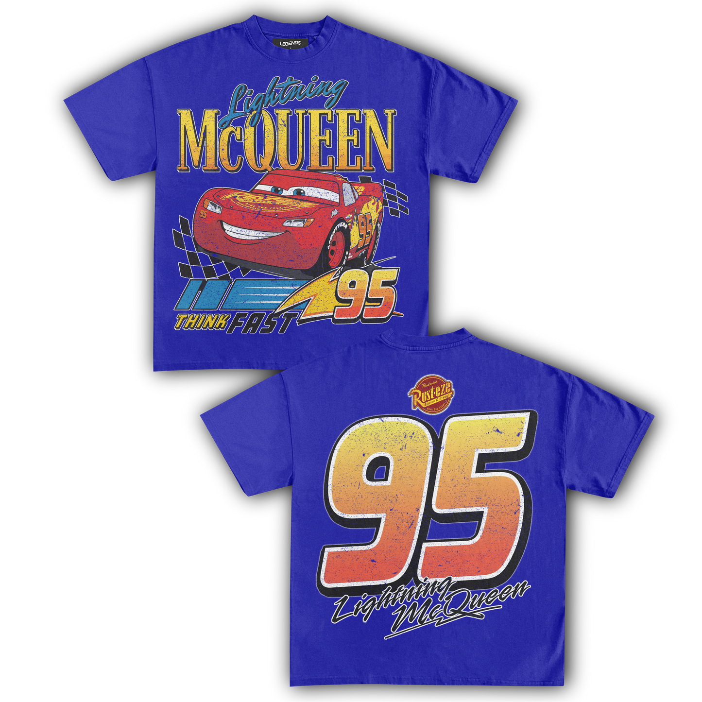 LIGHTNING MCQUEEN VINTAGE TEE (Double)