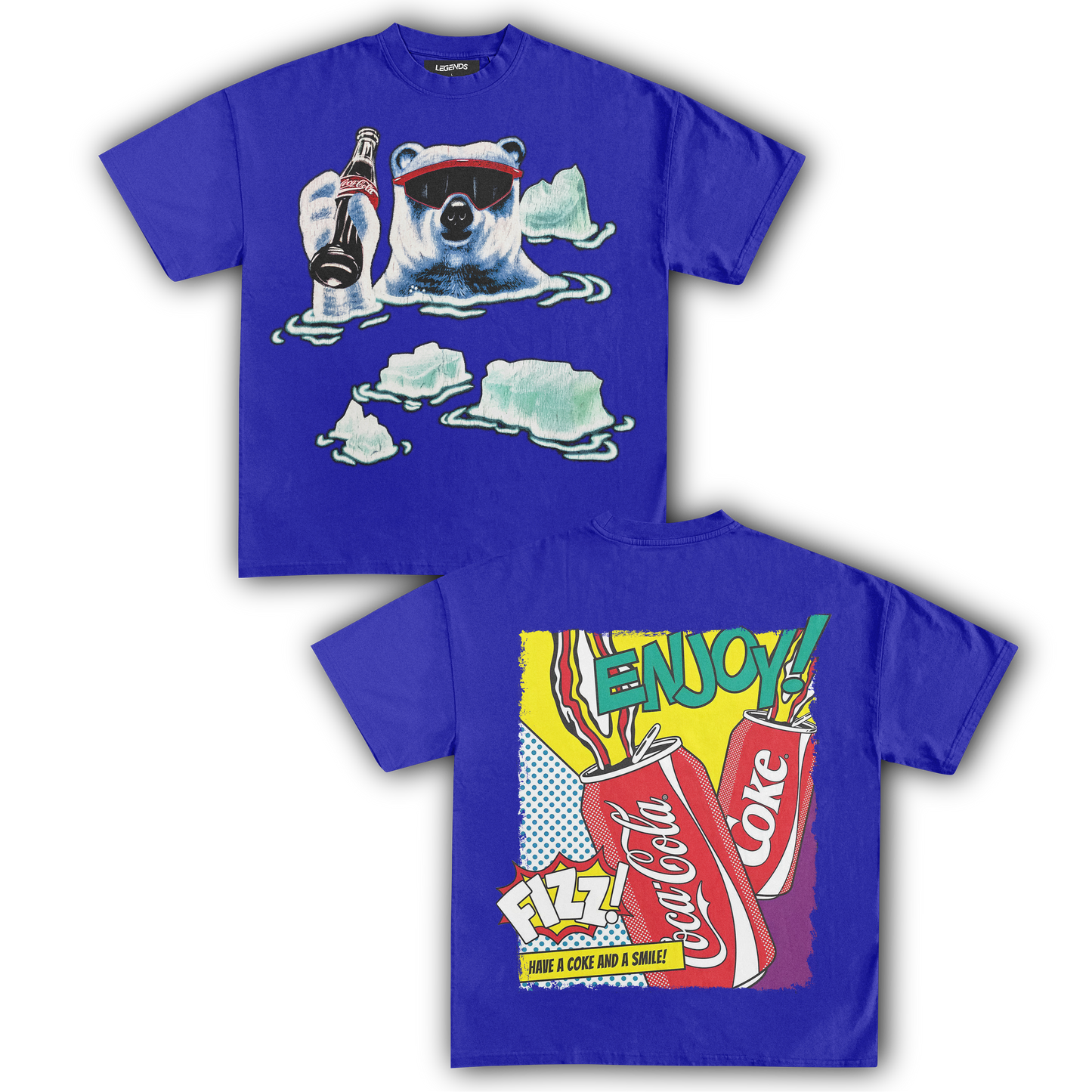 POLAR BEAR ICE COLD FIZZ TEE (Double Sided)