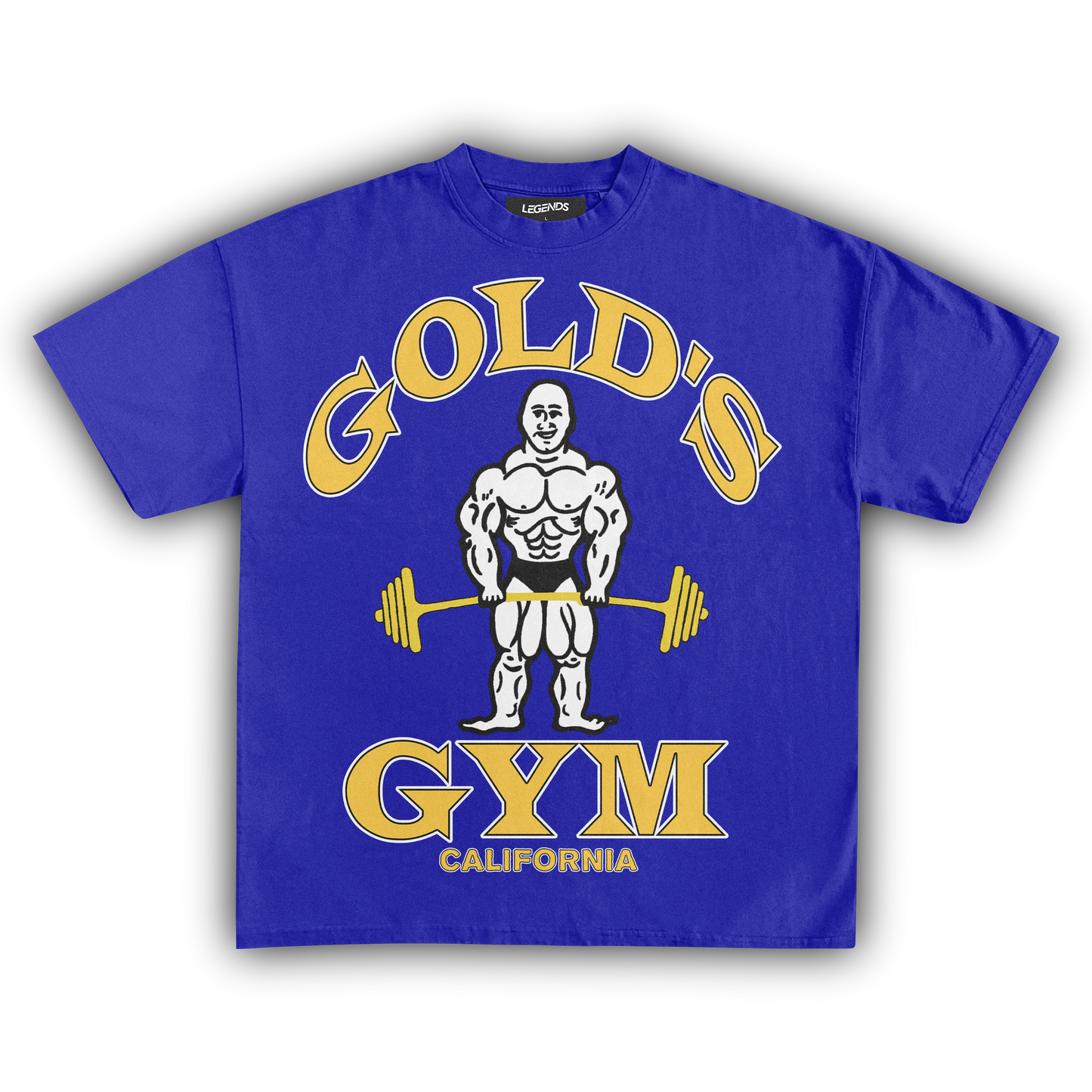 Gold s Gym California Tee New Arrivals Vintage Heavyweight T Shirt Legends Heavyweight Tees