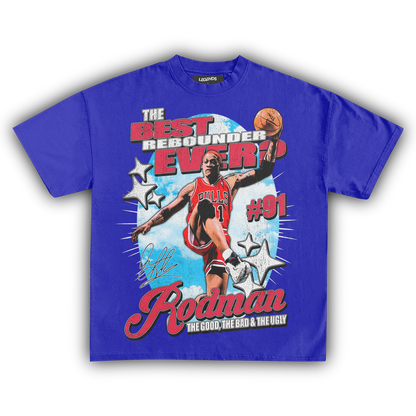 DENNIS RODMAN BEST REBOUNDER EVER TEE