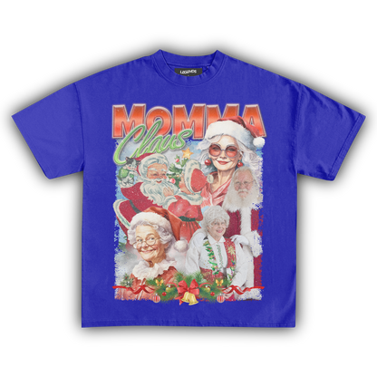 MOMMA CLAUS VINTAGE CHRISTMAS TEE