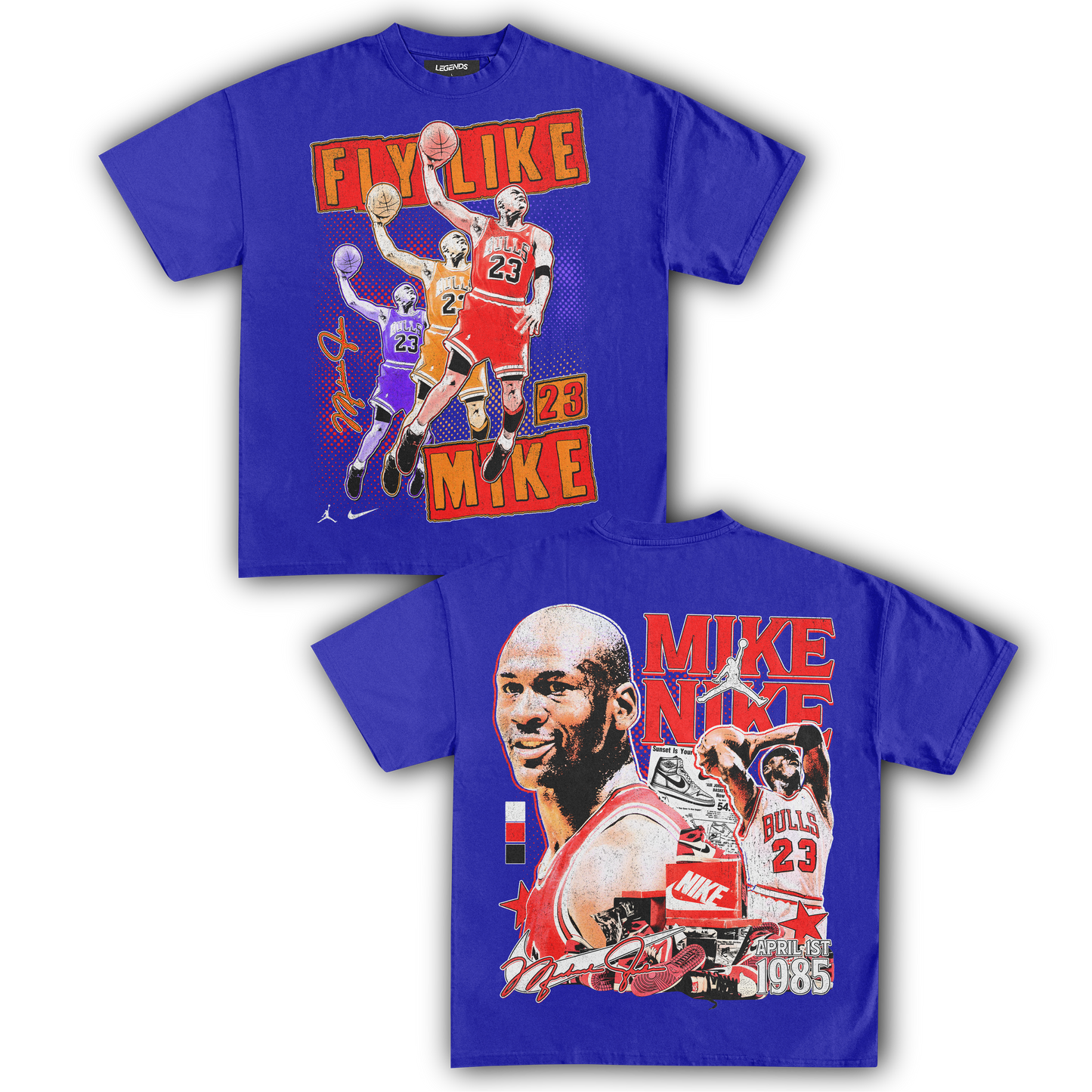 FLY LIKE MIKE TEE (Double Sided)