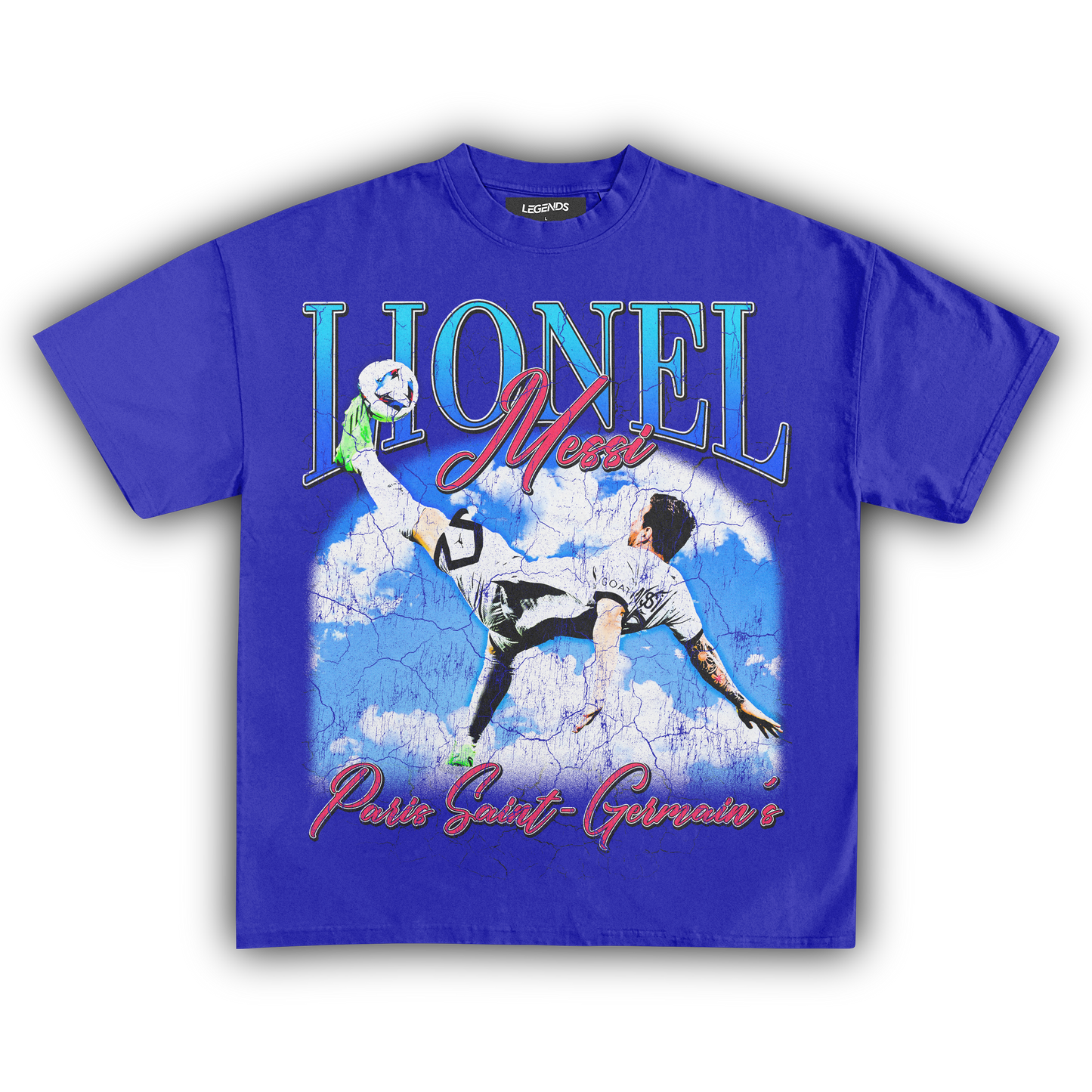 LIONEL MESSI PARIS SAINT-GERMAIN VINTAGE TEE