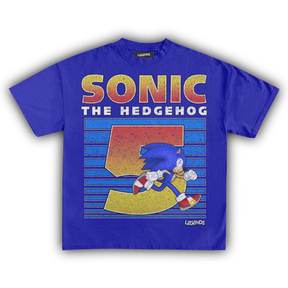 SONIC THE HEDGEHOG 5 VINTAGE TEE