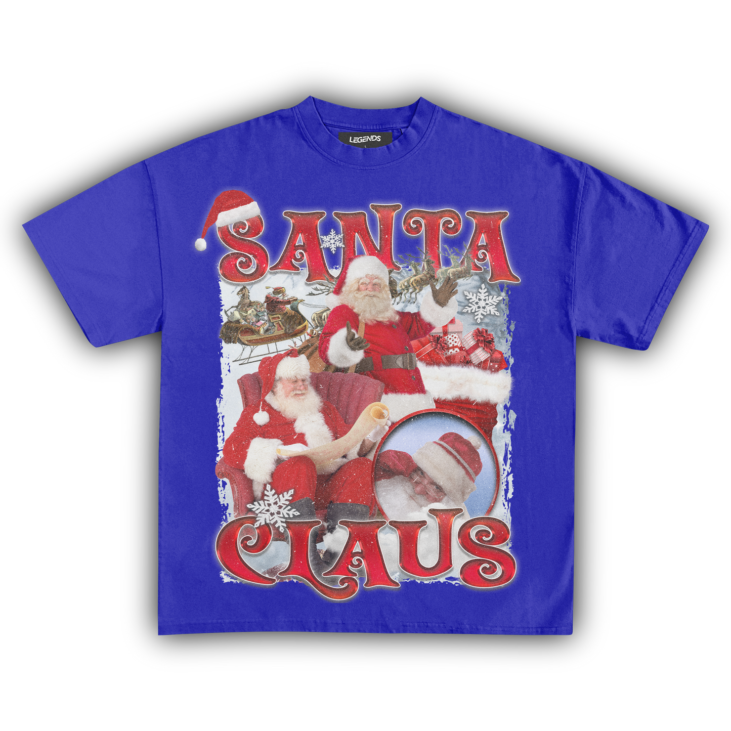 SANTA CLAUS VINTAGE CHRISTMAS TEE