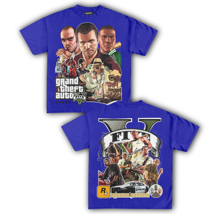 GRAND THEFT AUTO V TEE (Double Sided)