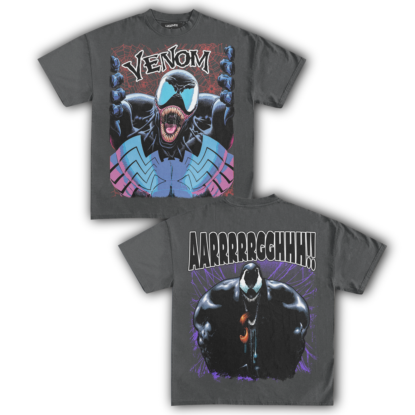 VENOM RAMPAGE AARRGGHH TEE (Double Sided)