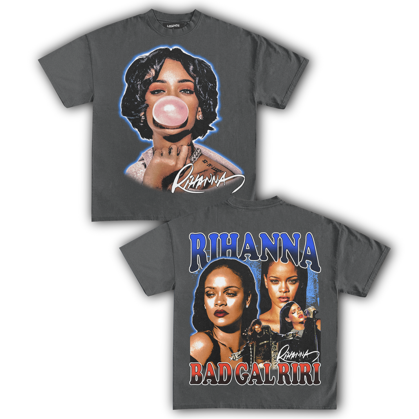 RIHANNA BUBBLEGUM TEE (Double Sided)