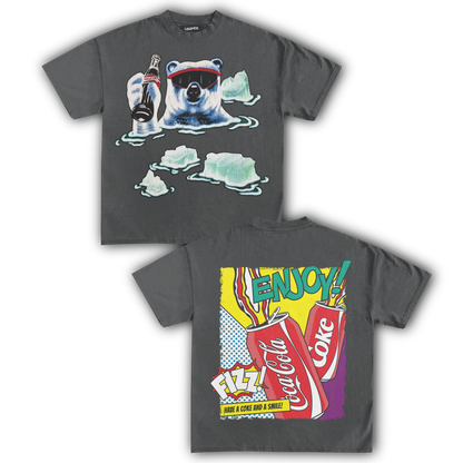 POLAR BEAR ICE COLD FIZZ TEE (Double Sided)