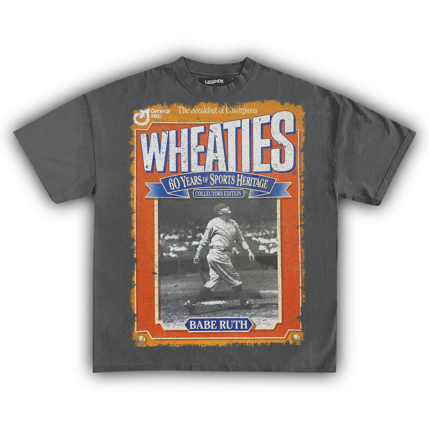 WHEATIES BABE RUTH 1992 VINTAGE TEE