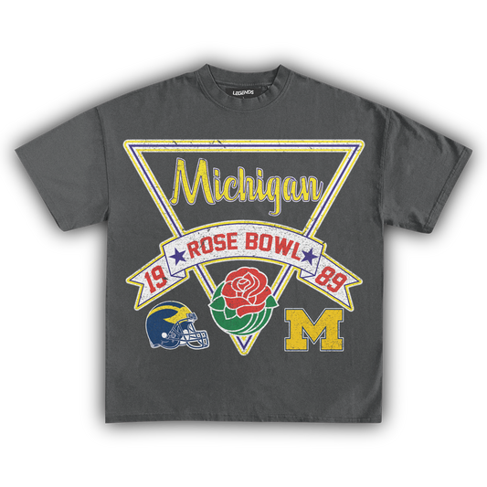 WOLVERINES VINTAGE 1989 ROSE BOWL TEE