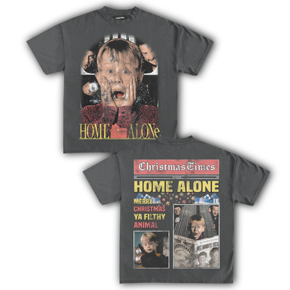 HOME ALONE BREAKING NEWS TEE (Double Sided)