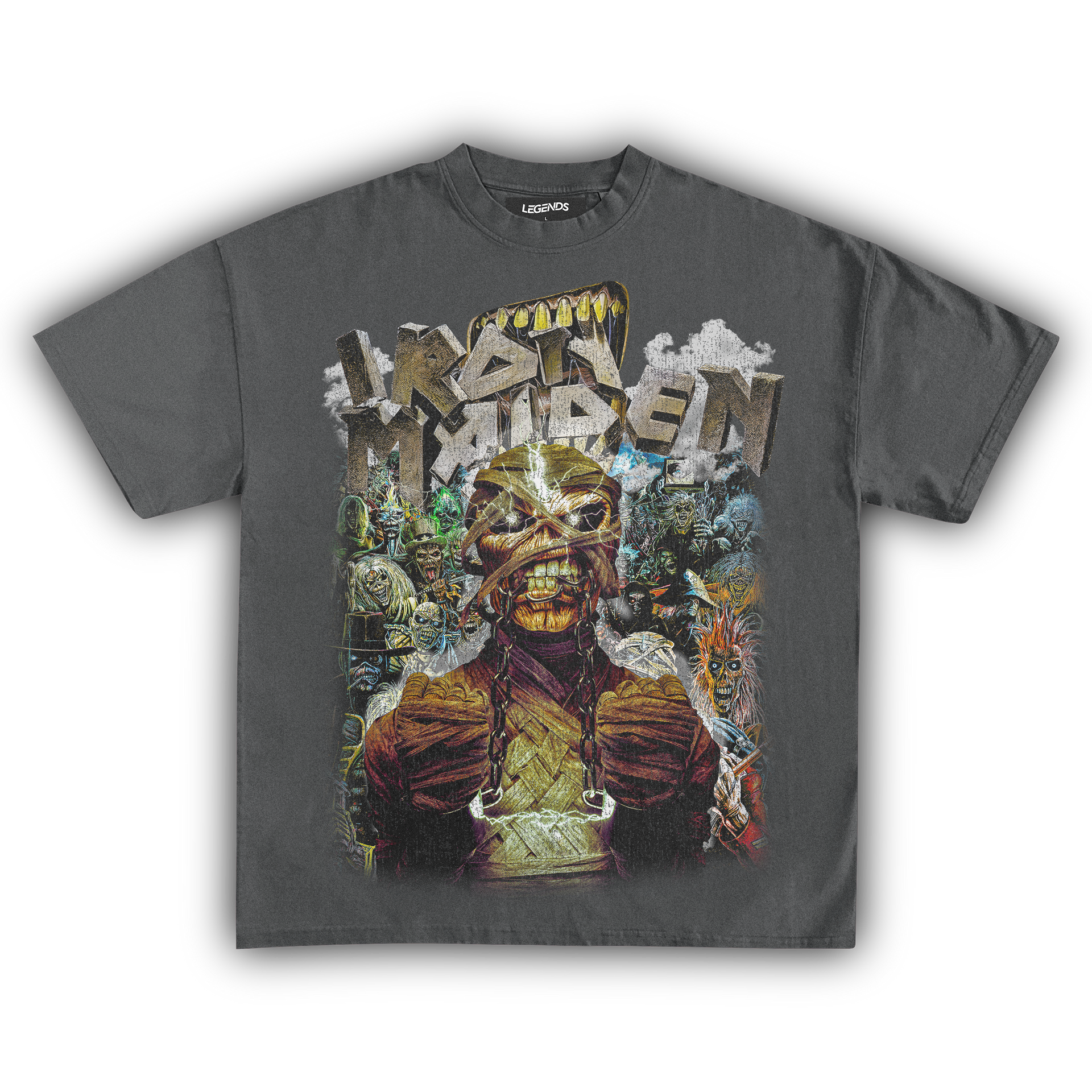 ヴィンテージTシャツ IRON MAIDEN Fear Of The Dark Vintage Iron Maiden Band Fear of the Dark 1992 Tour Shirt Single