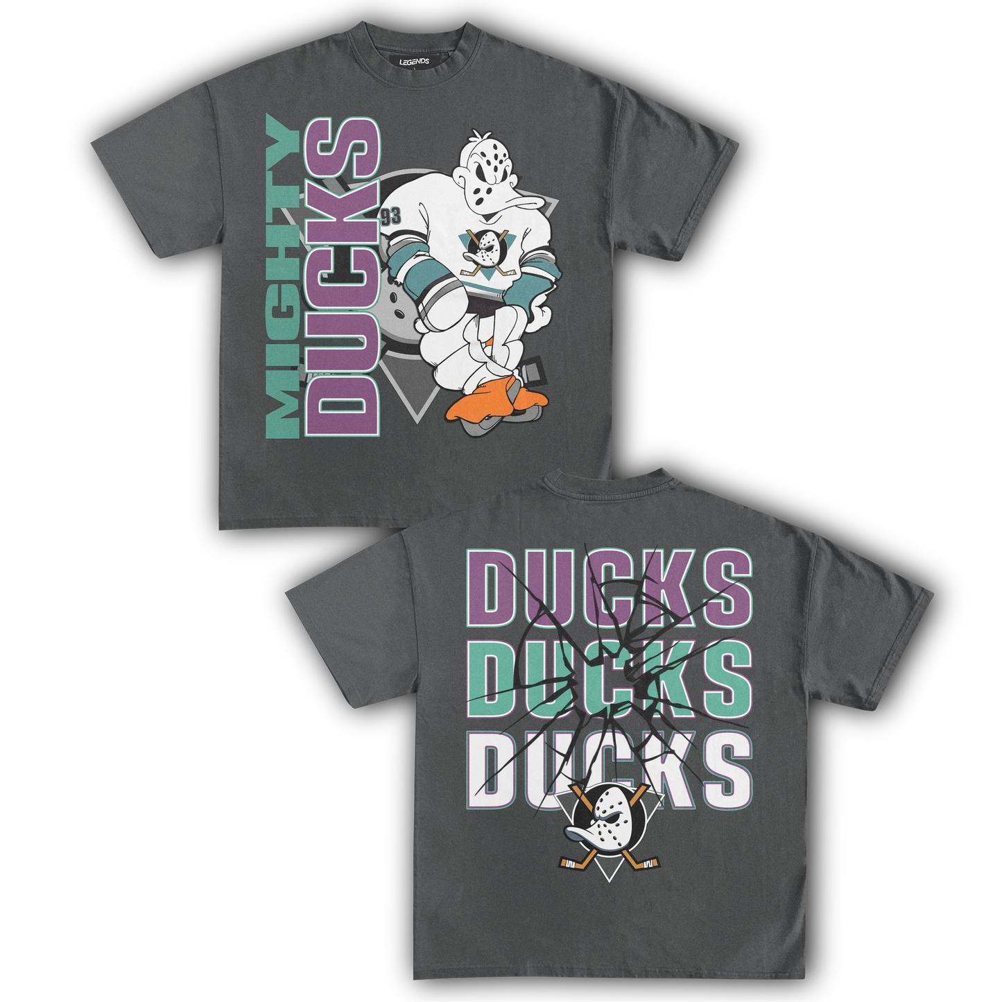 MIGHTY DUCKS HOCKEY TEE (Double Sided)