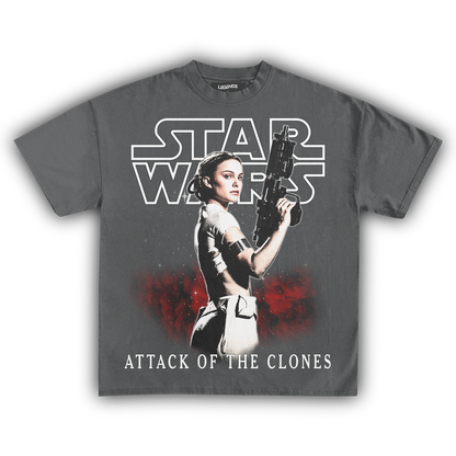 STAR WARS ATTACK OF THE CLONES 2002 VINTAGE TEE