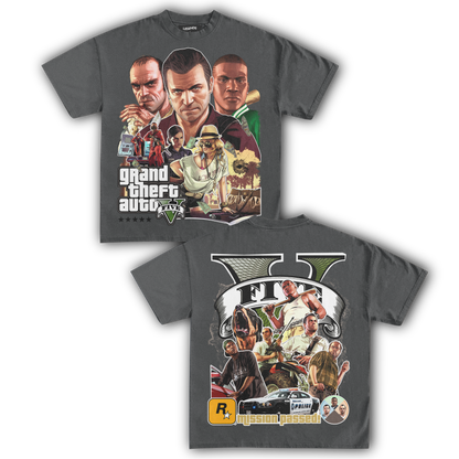 GRAND THEFT AUTO V TEE (Double Sided)