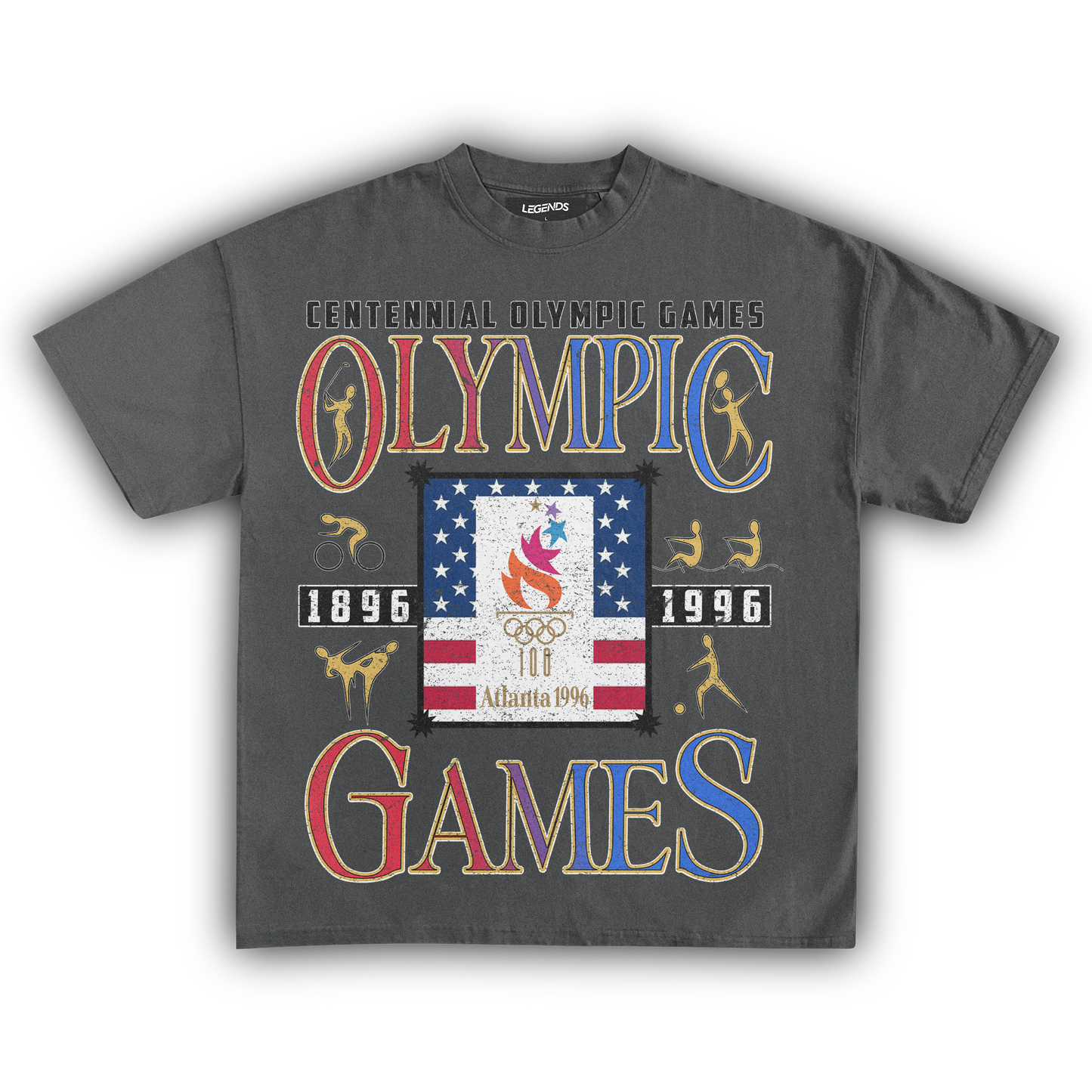 1896-1996 CENTENNIAL GAMES VINTAGE TEE