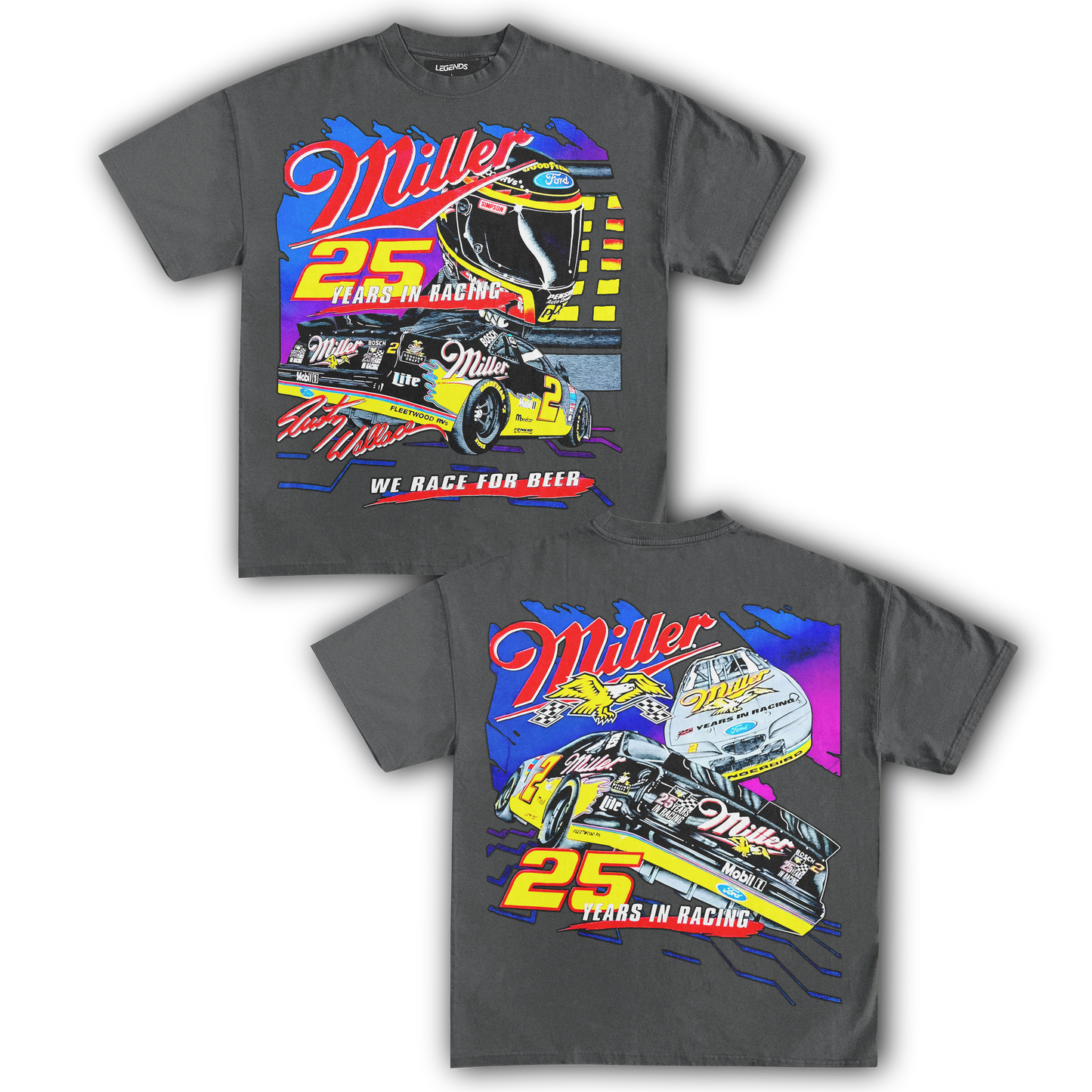 MILLER RACING 25TH ANNIVERSARY TEE (Double Sided)