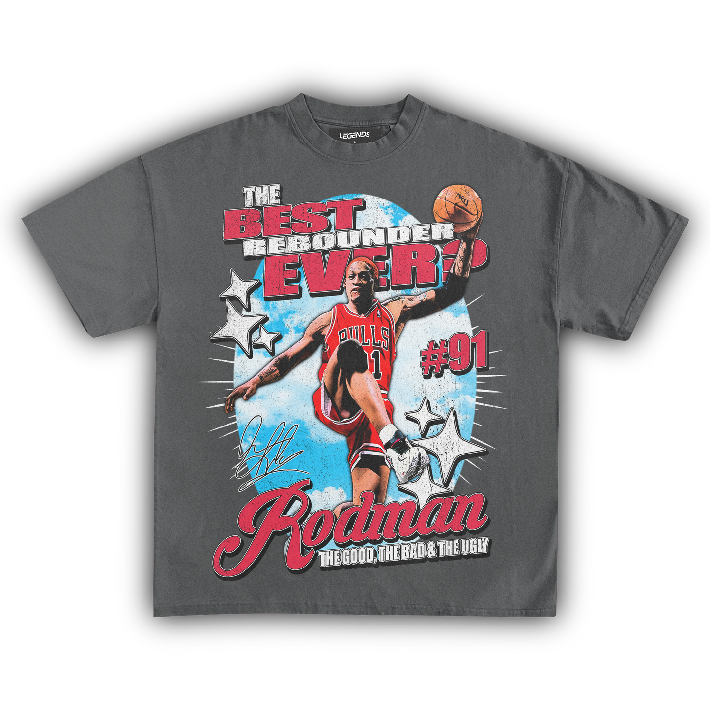 DENNIS RODMAN BEST REBOUNDER EVER TEE