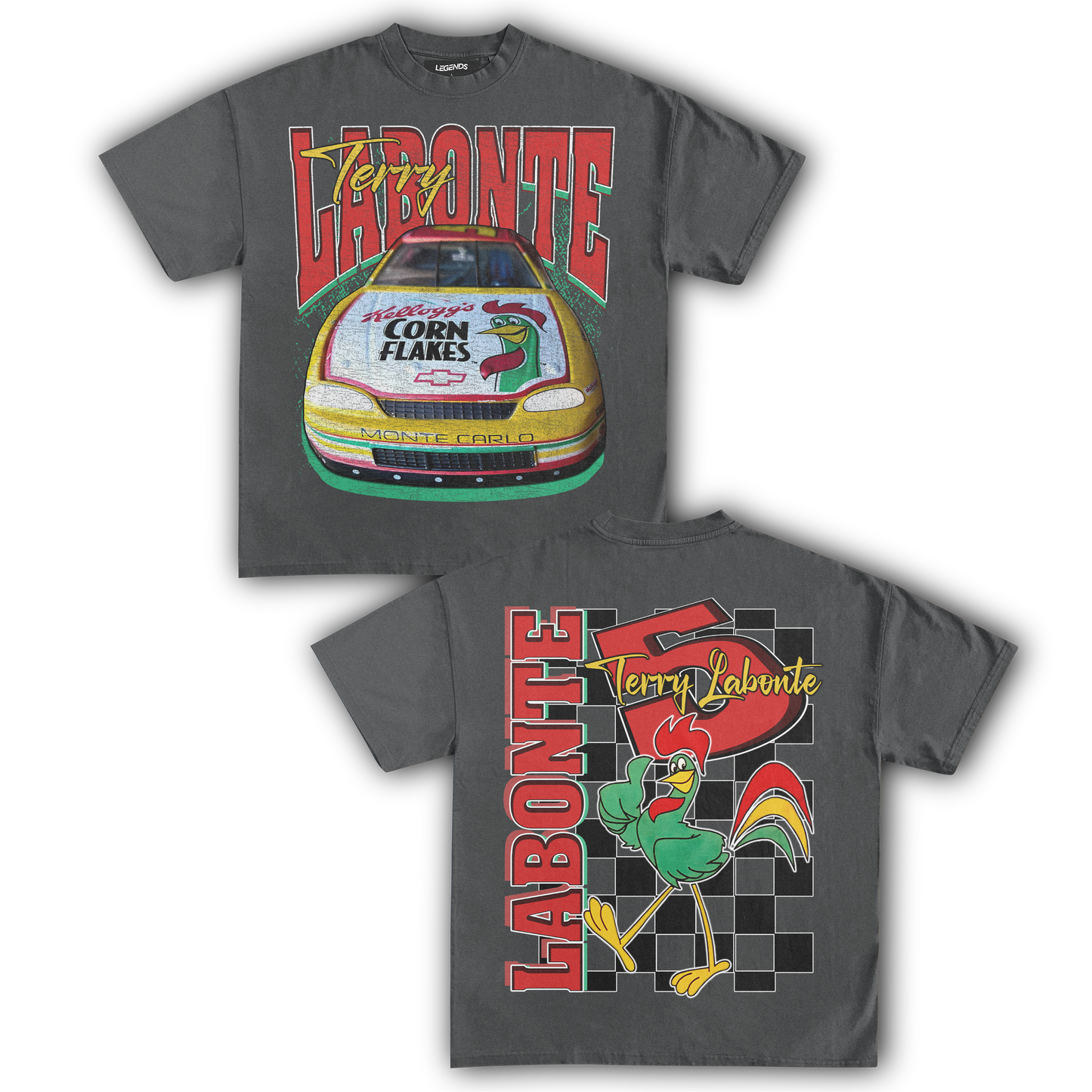 TERRY LABONTE CORN FLAKES RACING TEE (Double Sided)