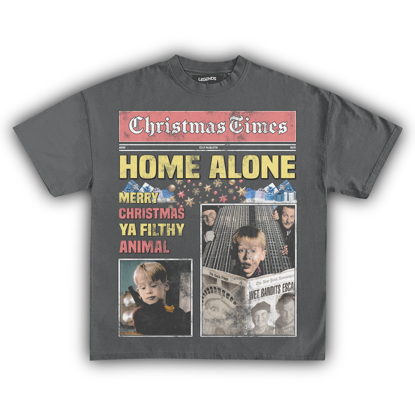 HOME ALONE BREAKING NEWS TEE