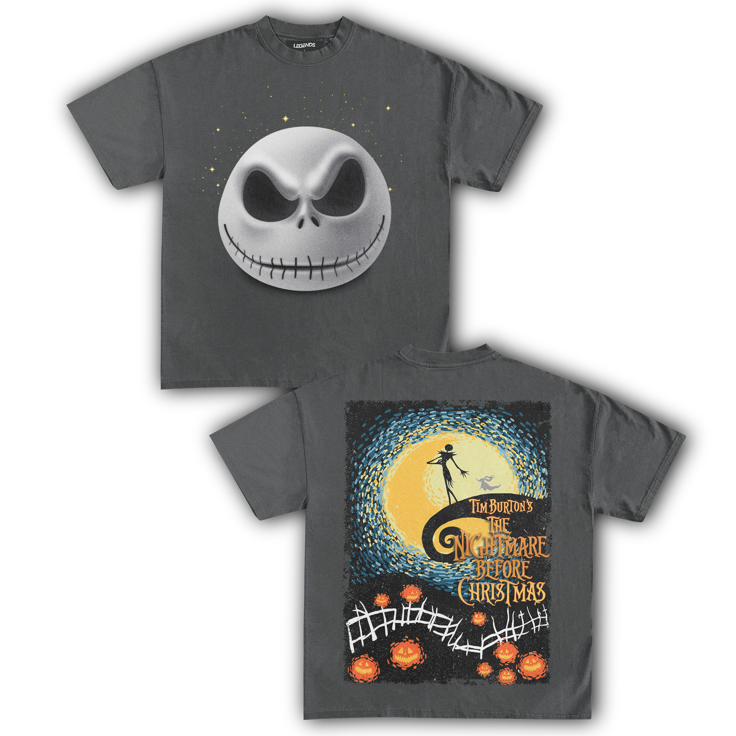 TIME BURTON'S THE NIGHTMARE BEFORE CHRISTMAS TEE (Double Sided)