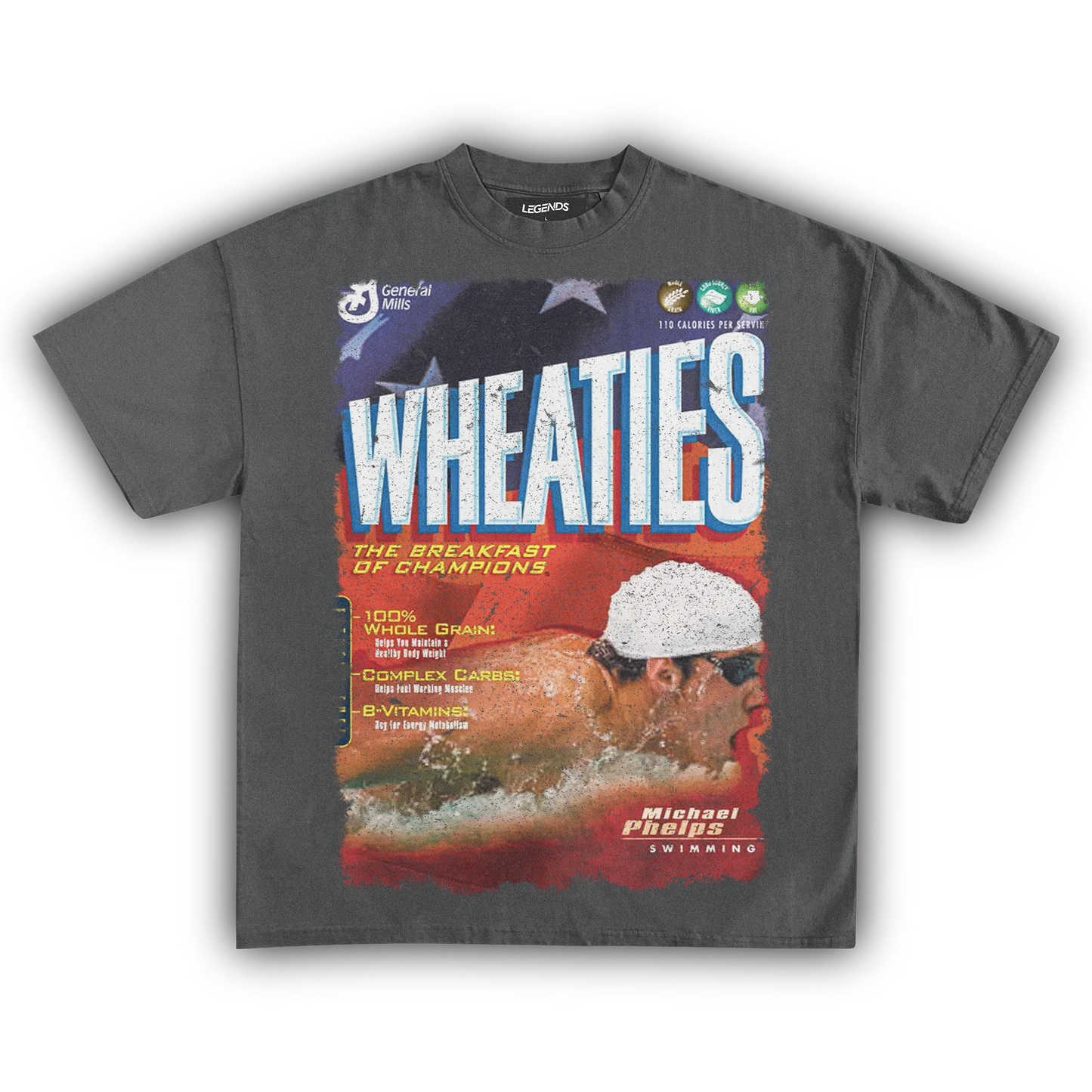 WHEATIES MICHAEL PHELPS 2004 VINTAGE TEE