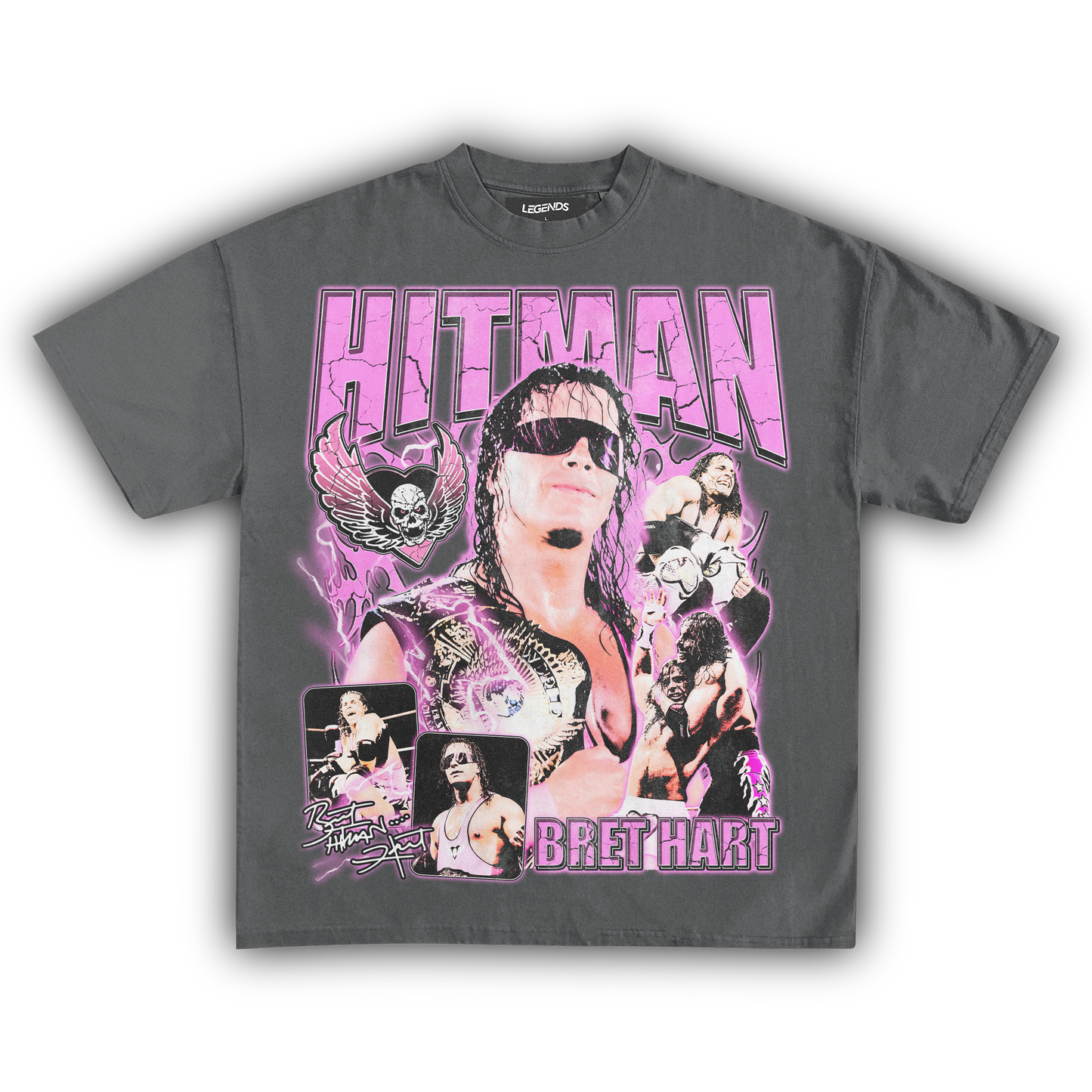 BRET HITMAN HART TEE