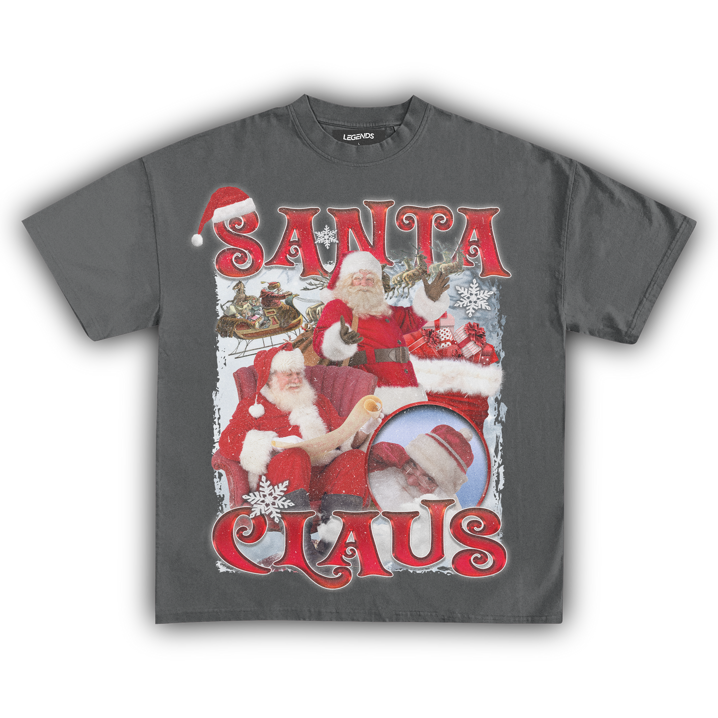 SANTA CLAUS VINTAGE CHRISTMAS TEE