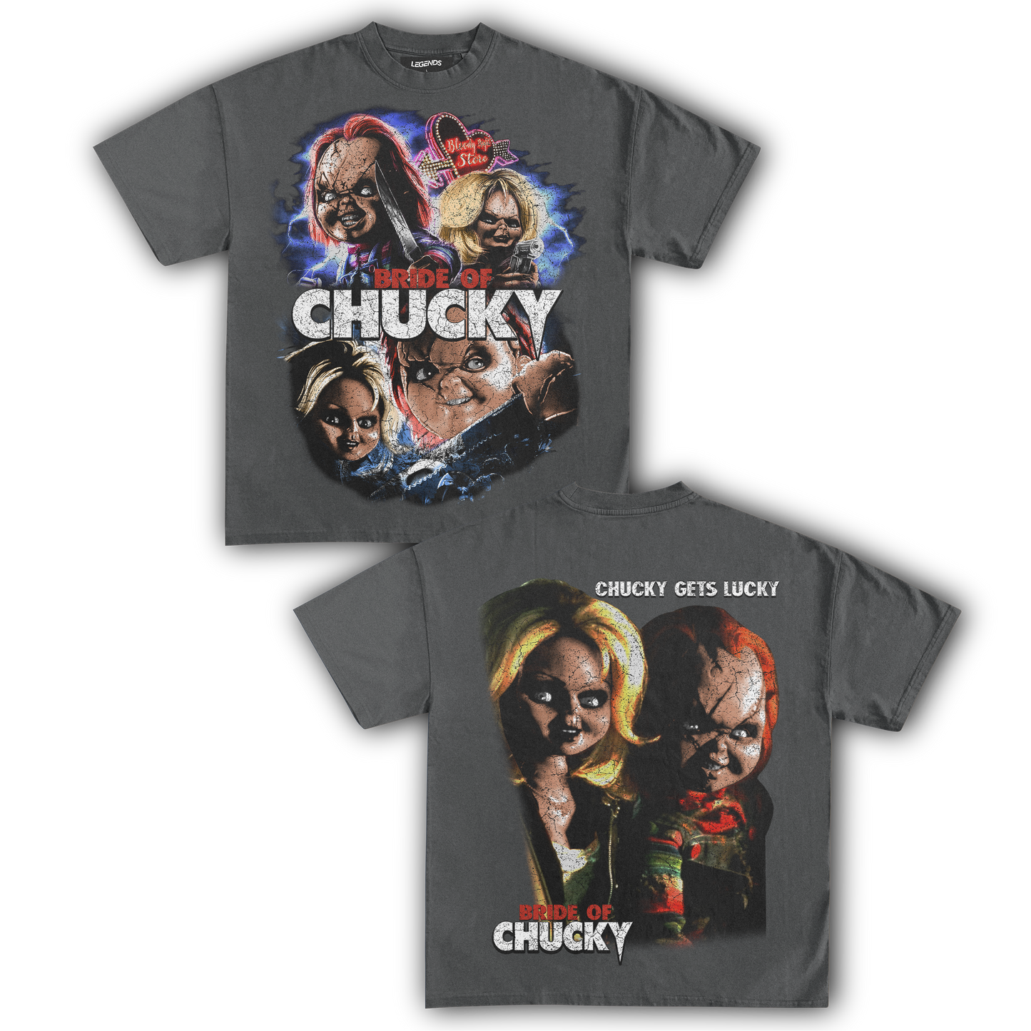 BRIDE OF CHUCKY VINTAGE TEE (Double Sided)