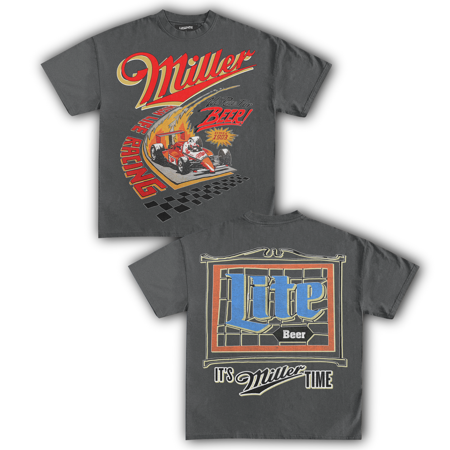 MILLER HIGH LIFE RACING TEE (Double Sided)