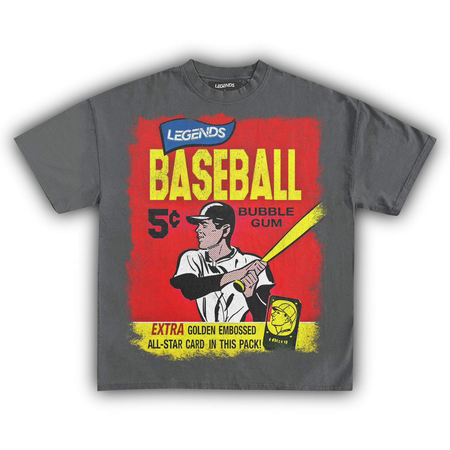 LEGENDS BASEBALL TRADING CARD TEE (Version 001)