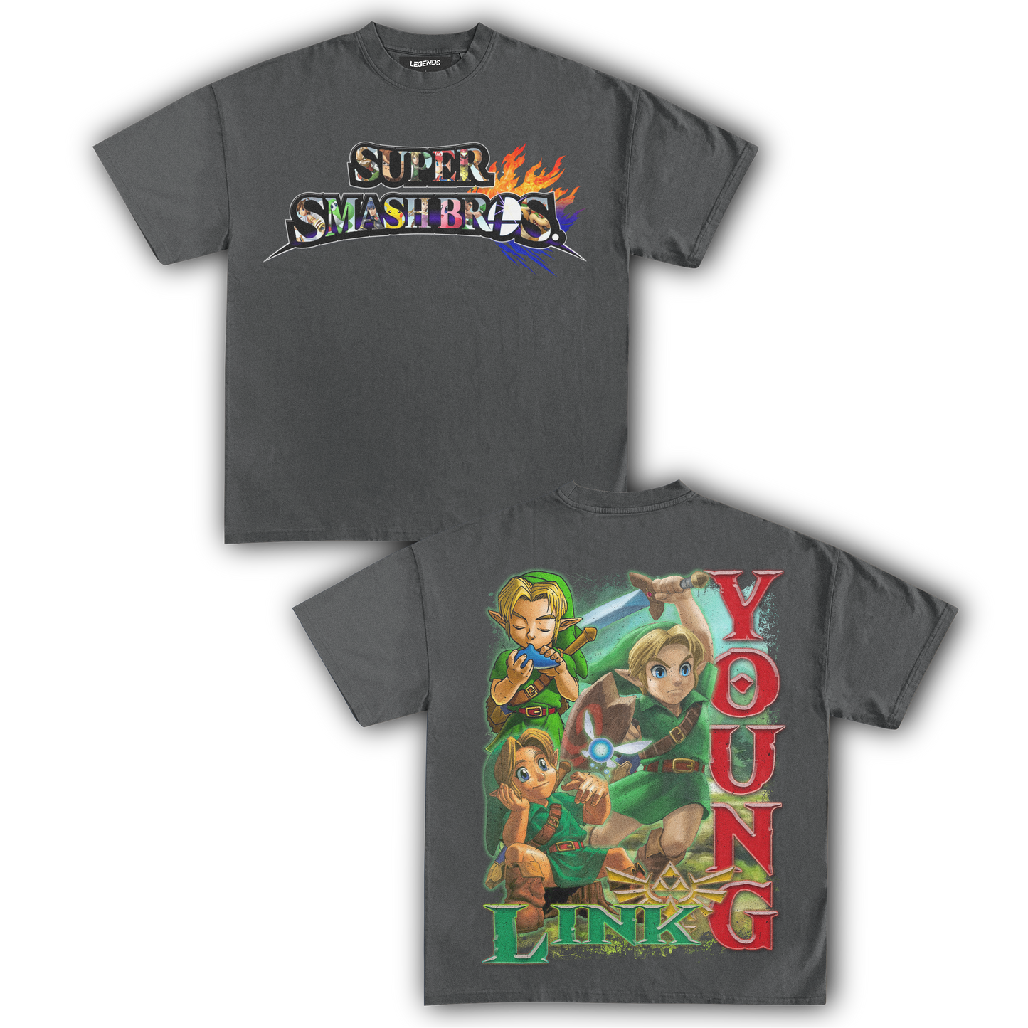 SUPER SMASH BROS YOUNG LINK TEE (Double)