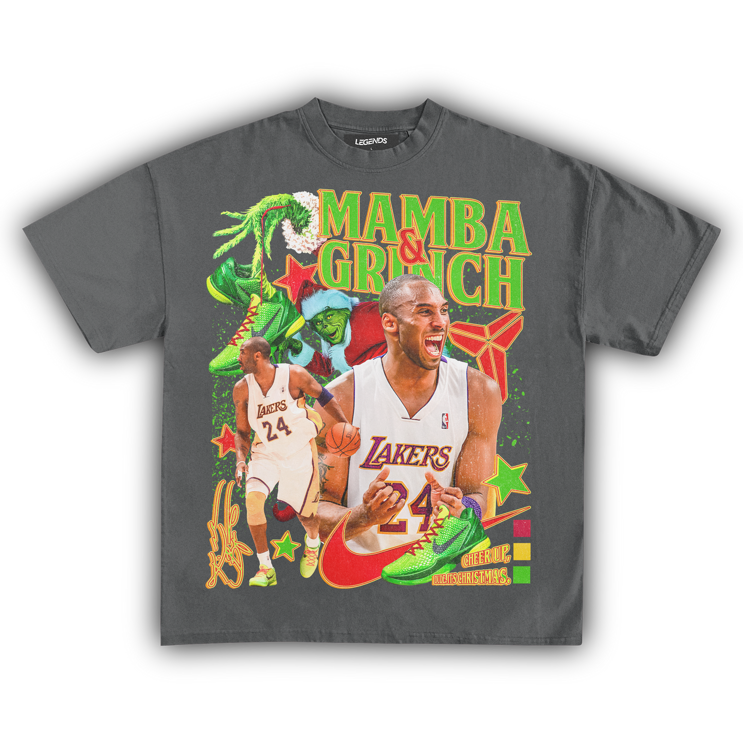 MAMBA & GRINCH STOLE CHRISTMAS TEE