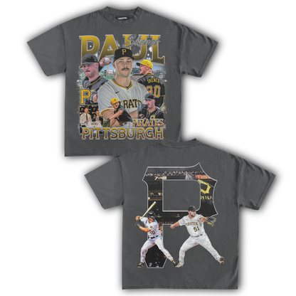 PAUL SKENES PIRATES TEE (Double Sided)