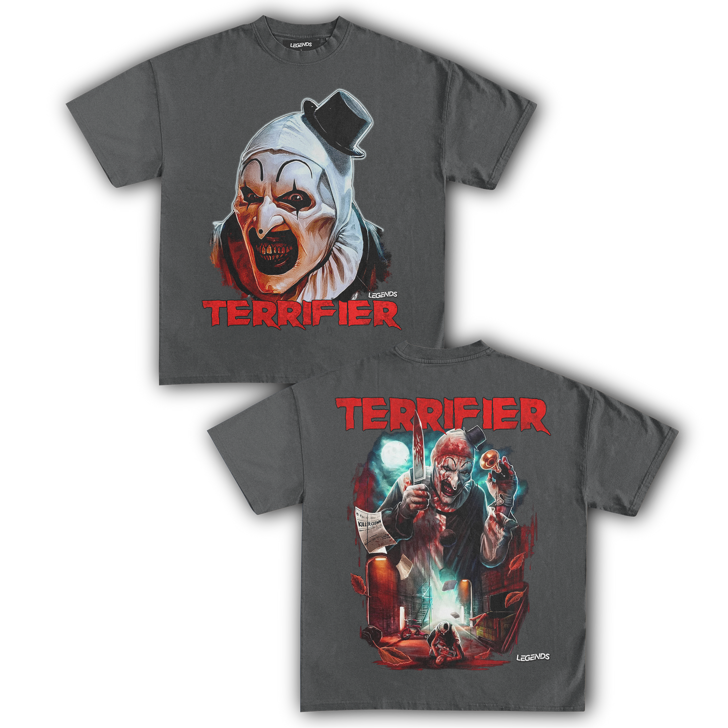 TERRIFIER TEE (Double Sided)