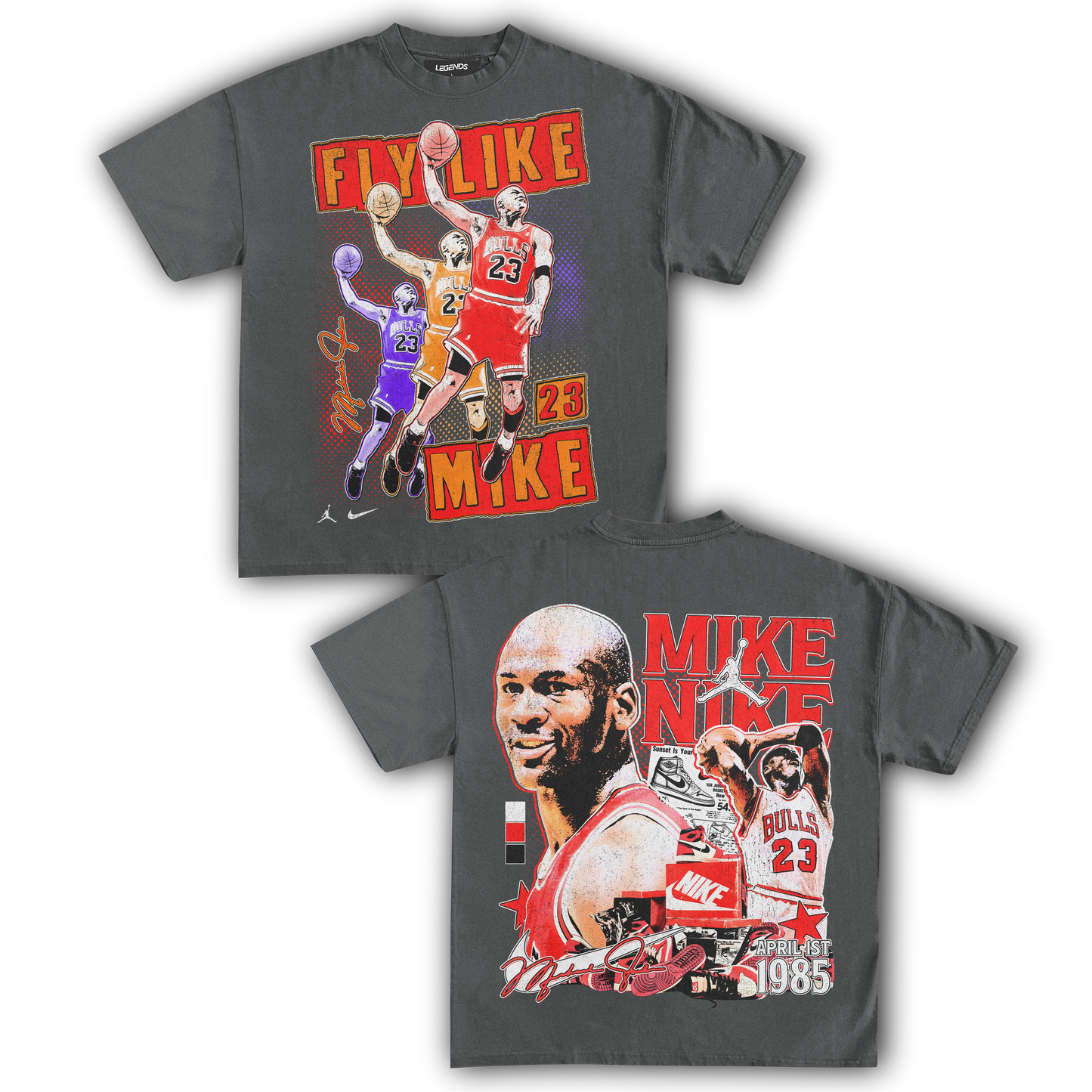 FLY LIKE MIKE TEE (Double Sided)