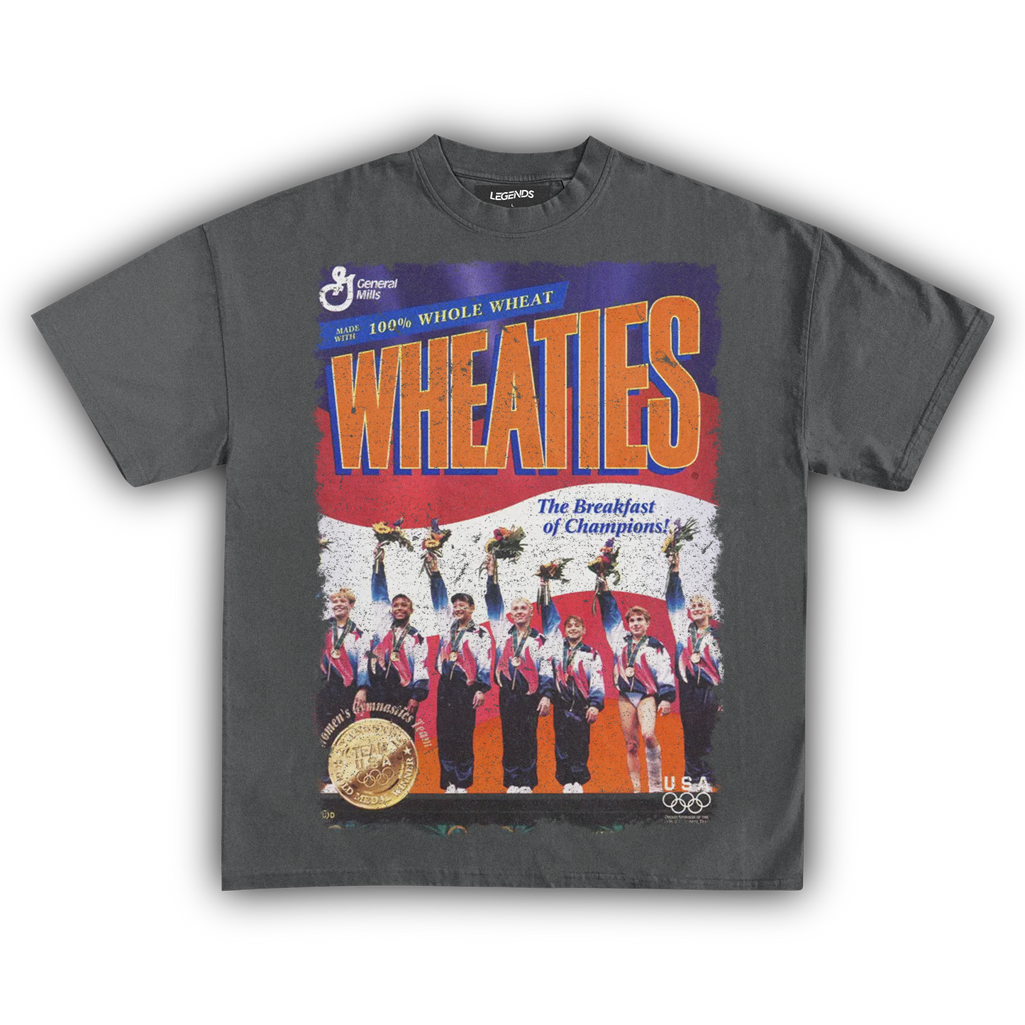 WHEATIES WOMEN'S GYMNASTICS 1996 VINTAGE TEE