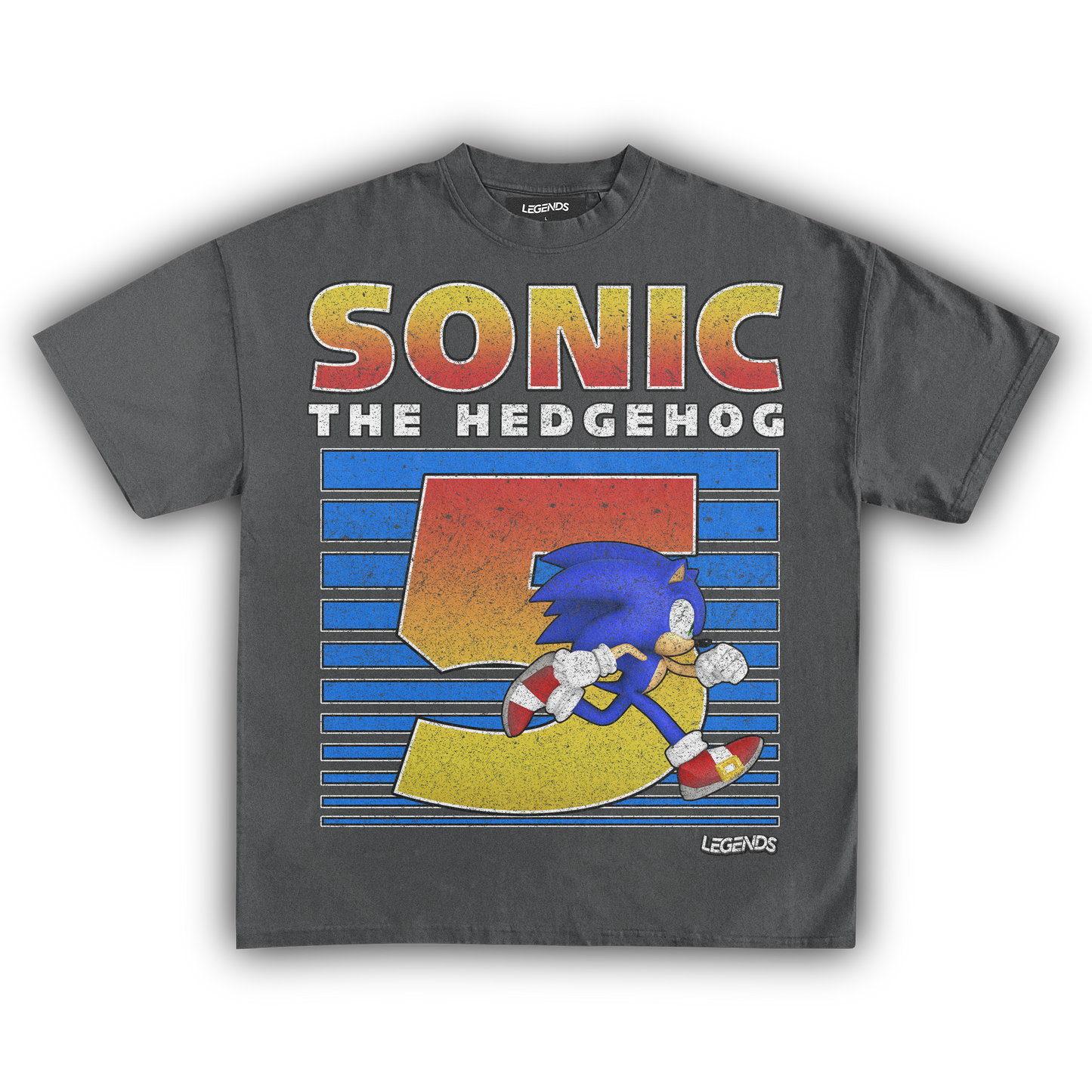 SONIC THE HEDGEHOG 5 VINTAGE TEE