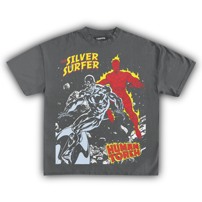 THE SILVER SURFER VS. HUMAN TORCH TEE