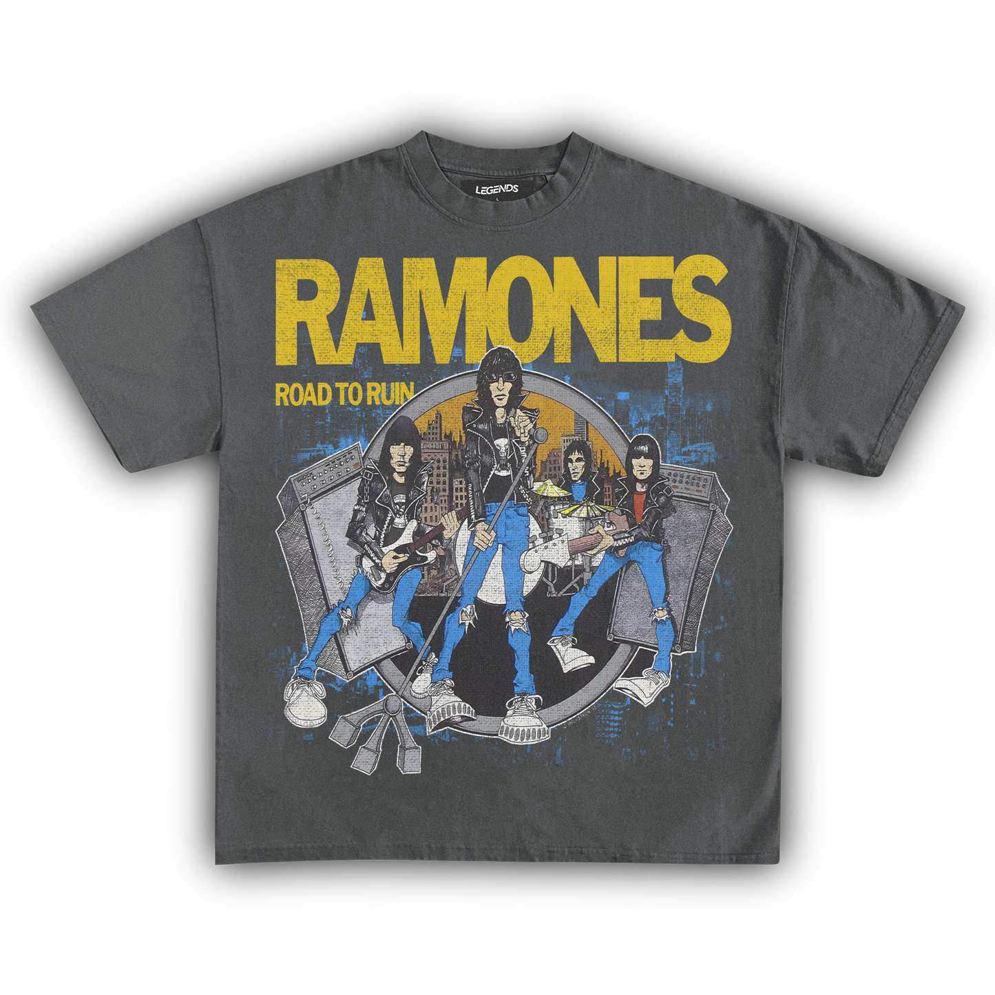 RAMONES ROAD TO RUIN VINTAGE TEE