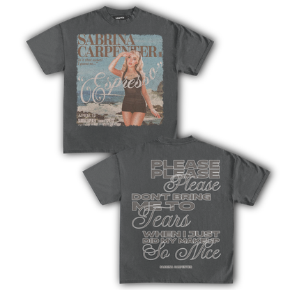 SABRINA CARPENTER PLEASE PLEASE PLEASE TEE (Double Sided)