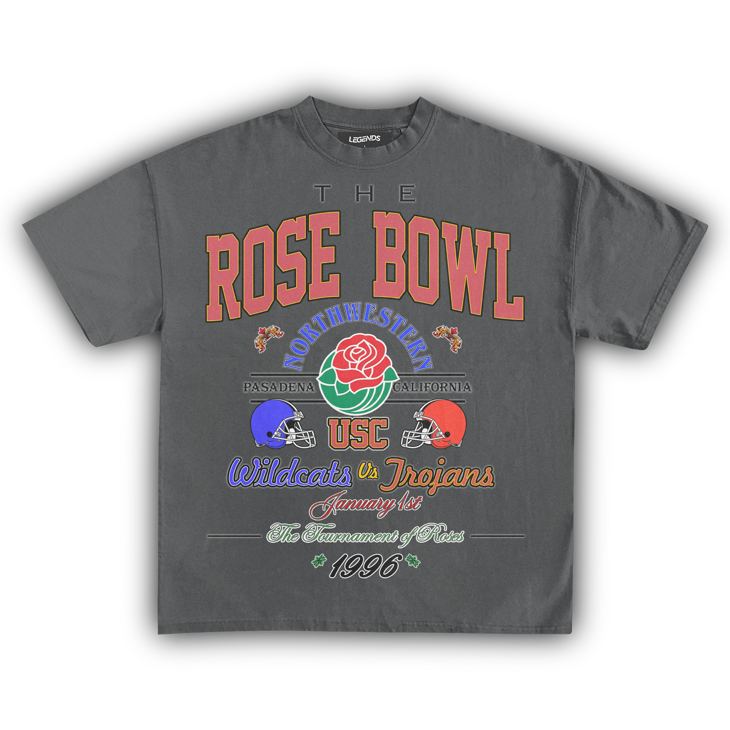 ROSE BOWL WILDCATS VS. TROJANS 1996 VINTAGE TEE