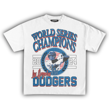 LA WORLD SERIES CHAMPIONS 2024 VINTAGE TEE