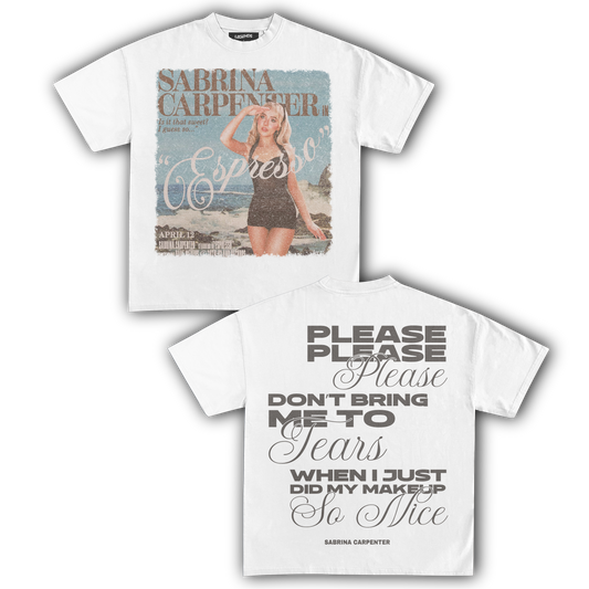 SABRINA CARPENTER PLEASE PLEASE PLEASE TEE (Double Sided)