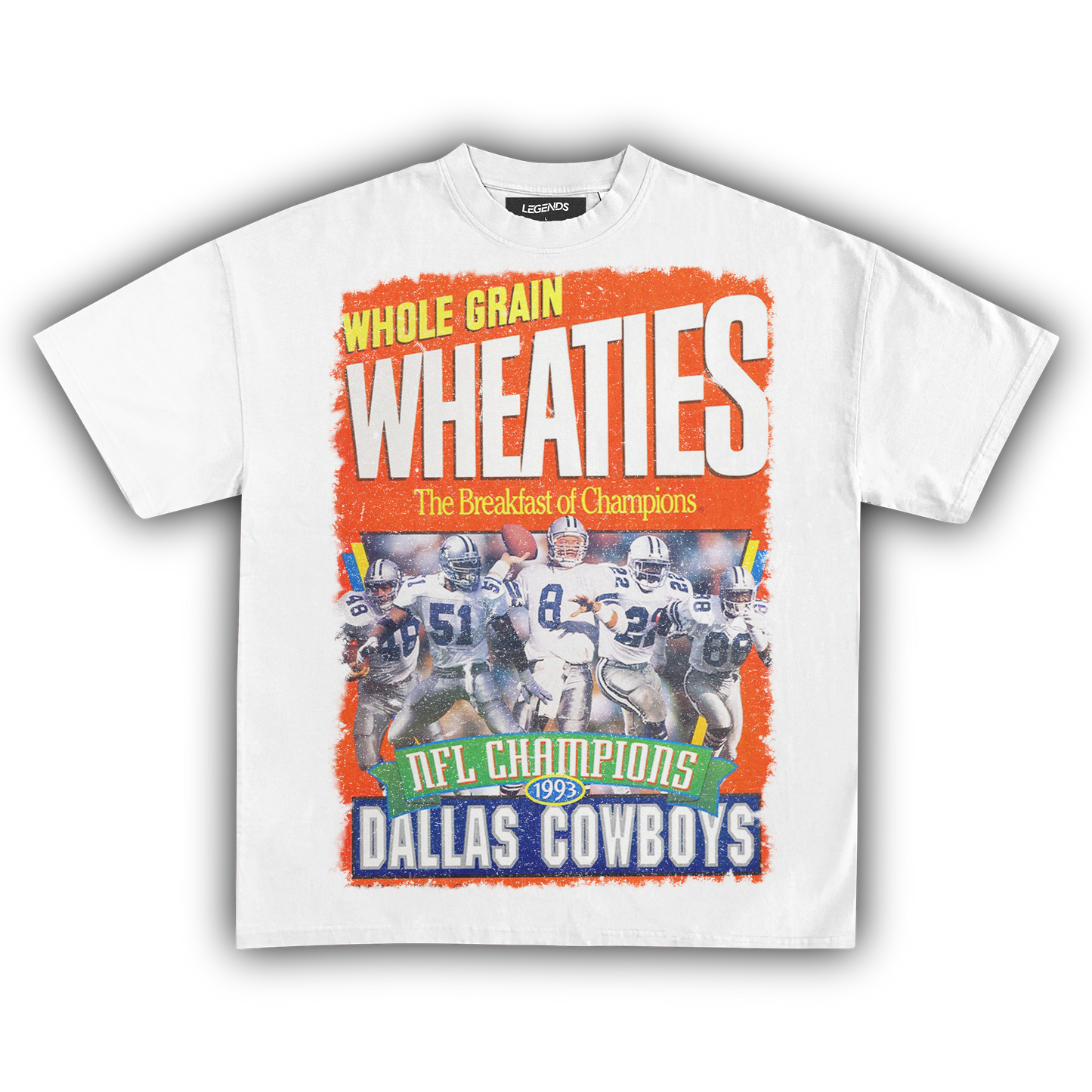 WHEATIES DALLAS CHAMPIONS 1993 VINTAGE TEE