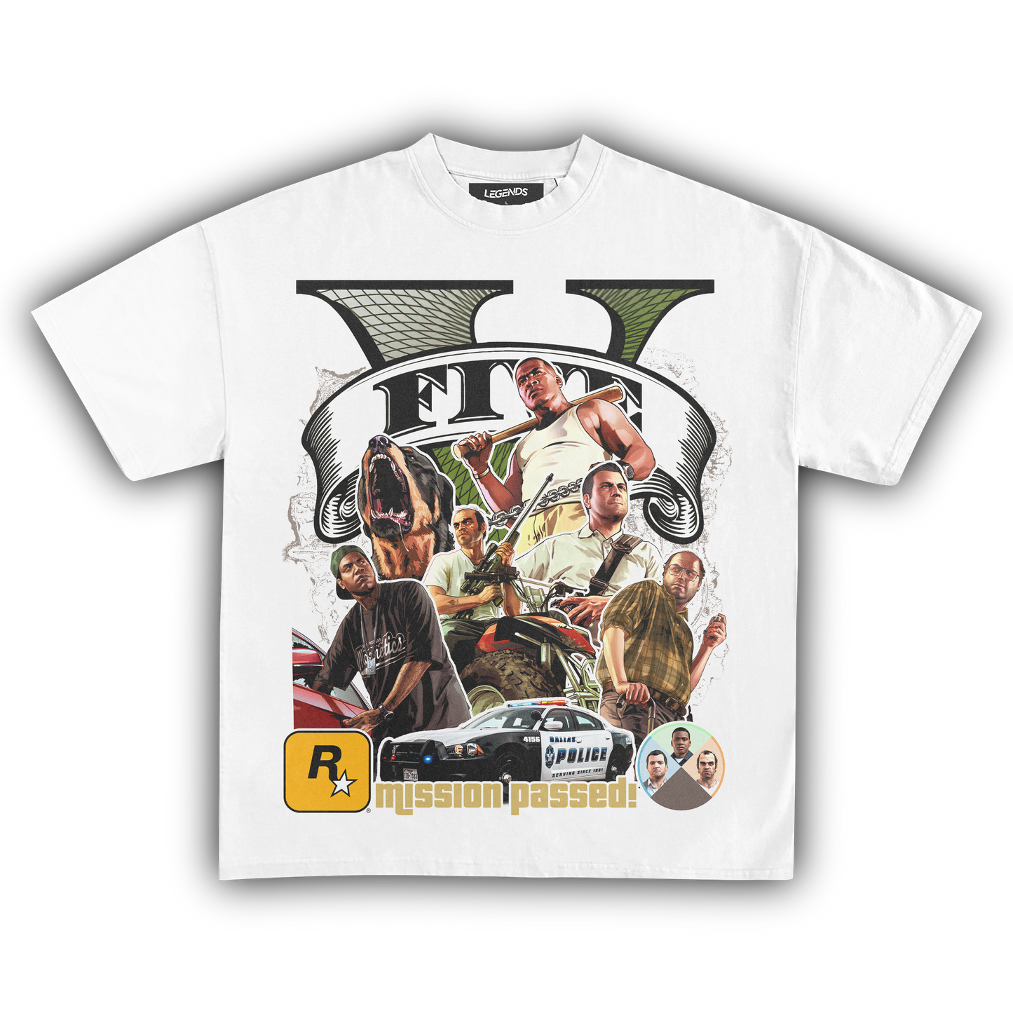 GRAND THEFT AUTO V TEE (Version 2)